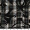 Brown/Multi Velvet Flocked Floral Printed Plaid Shirting Fabric By the Yard